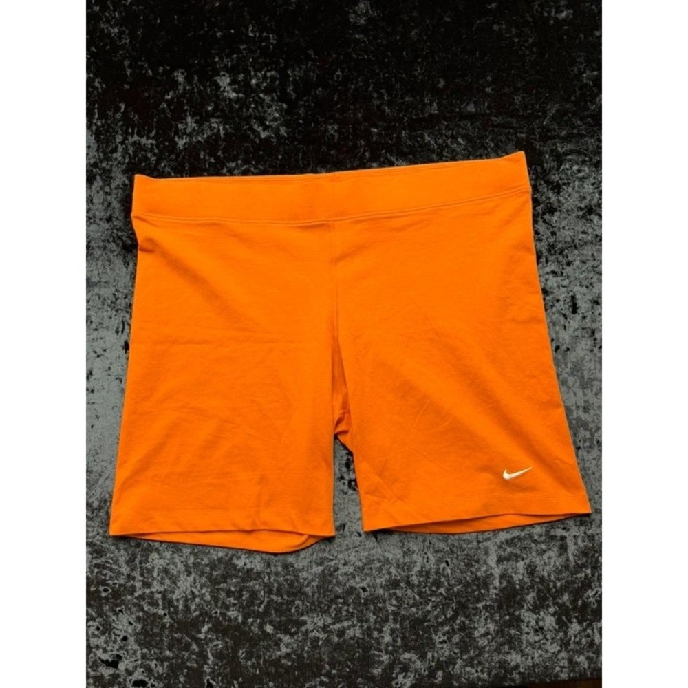 Nike Sportswear Essential Women's 3X Orange Mid Rise Bike Shorts DC6949-816